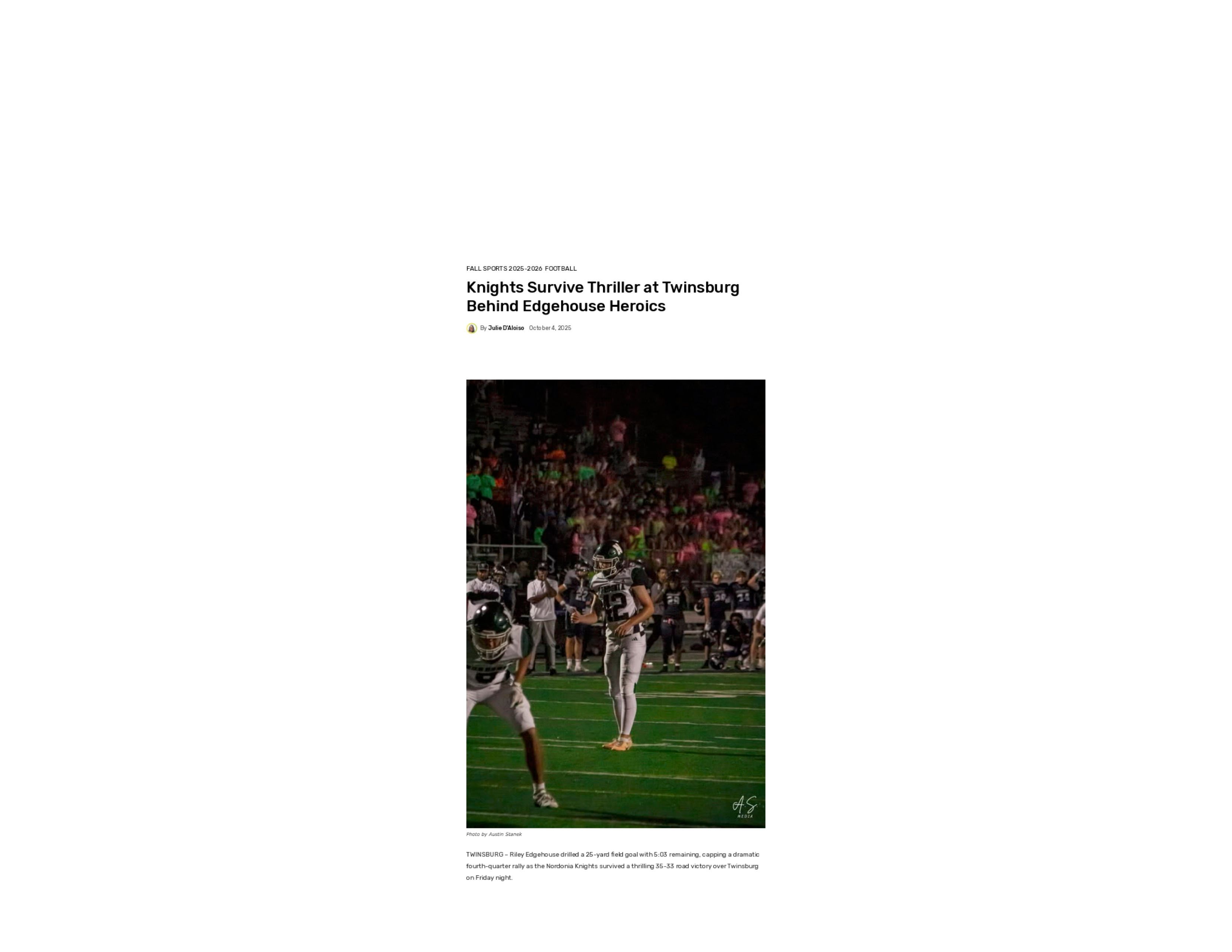 2025 10 04 Nordoniahills News Football Edgehouse Article Photo